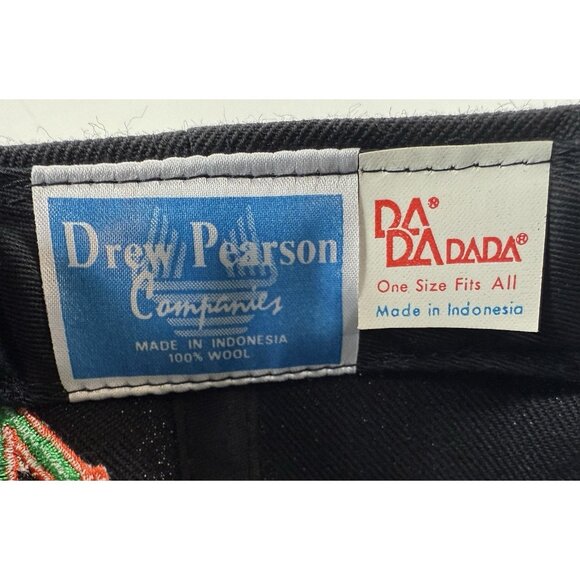 Vintage 90s Drew Pearson Goofy Embroidered Wraparound Snapback Hat 100% Wool - Picture 10 of 10